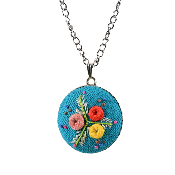 Picture of Embroidery Necklaces Blue