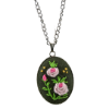 Picture of Embroidery Necklaces Soft Black